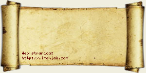 Danica Binić vizit kartica